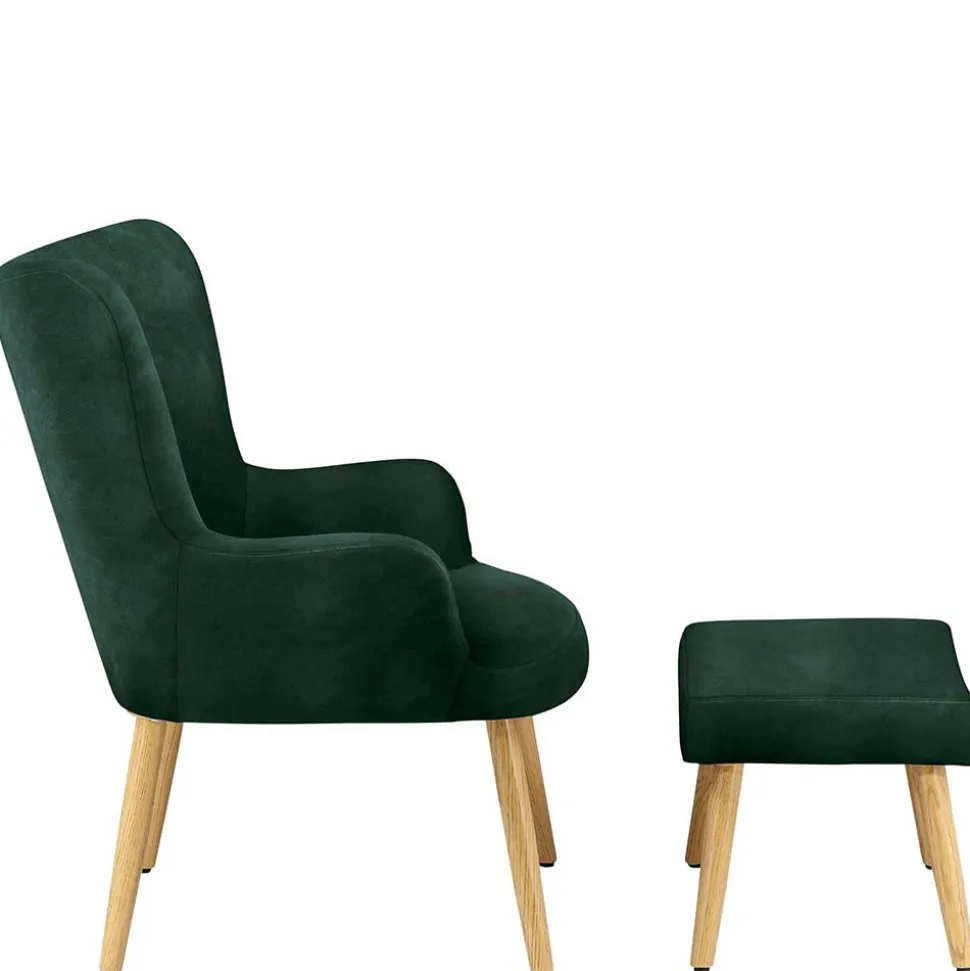 Sessel mit Hocker Princessa