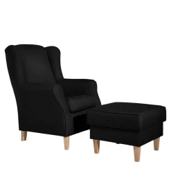 Sessel optional mit Hocker Fiametta