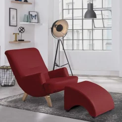 Sessel optional mit Hocker Adelda