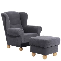 Sessel optional mit Hocker Ricana