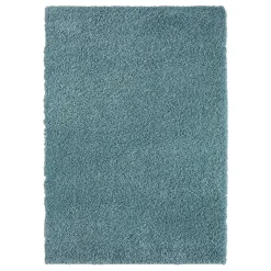 Shaggy Teppich Hellblau Wakono