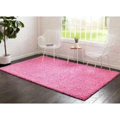 Shaggy Teppich Pink Lora