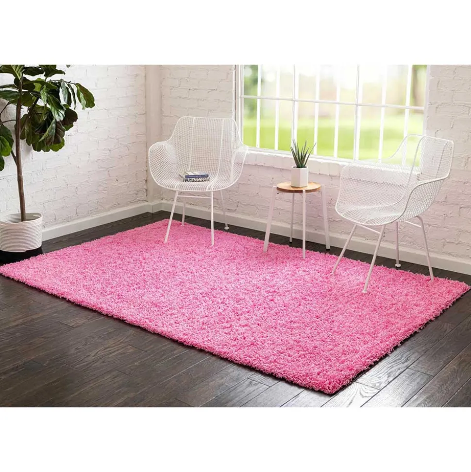 Shaggy Teppich Pink Lora