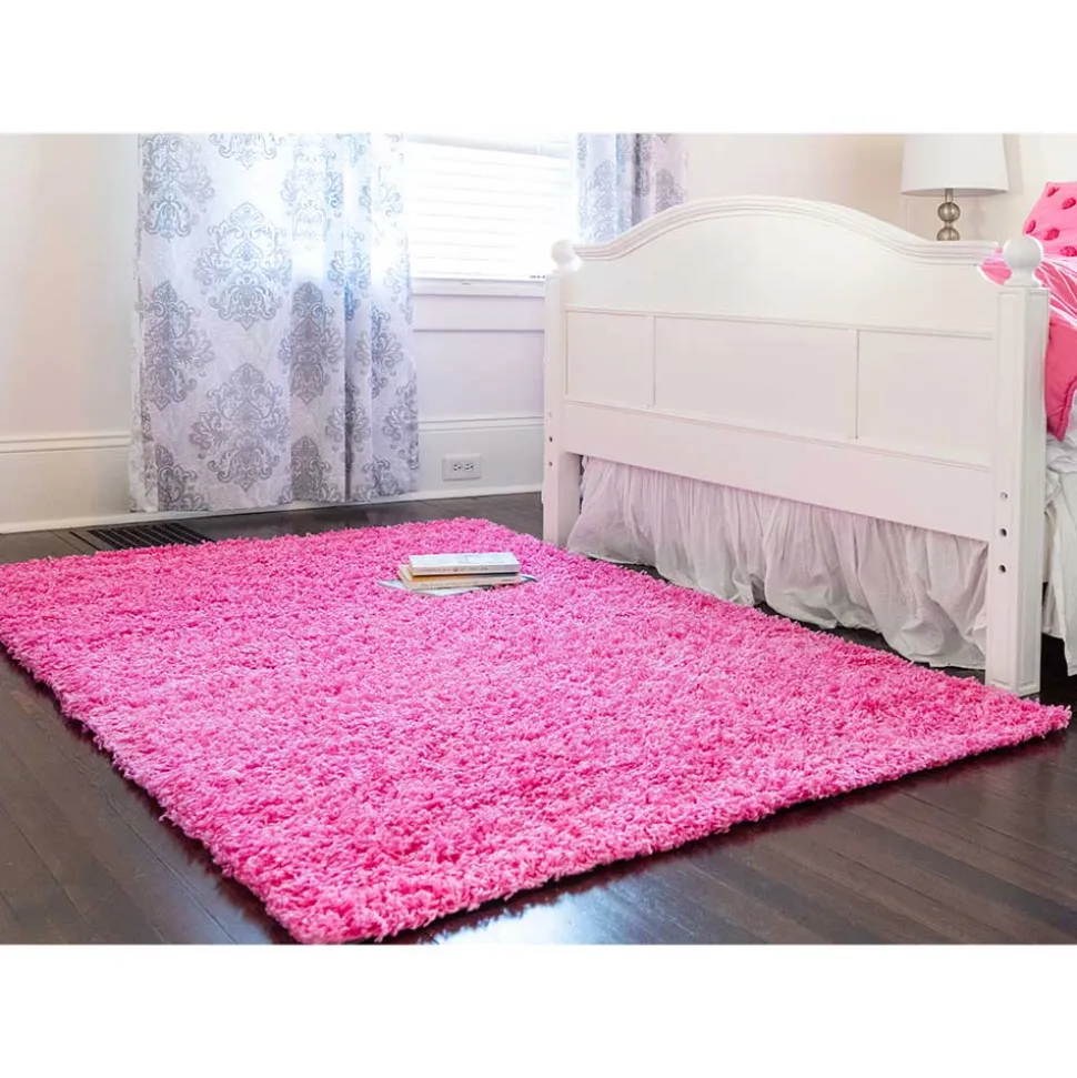 Shaggy Teppich Pink Lora