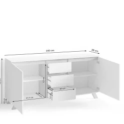 Sideboard 160 cm breit Pirate