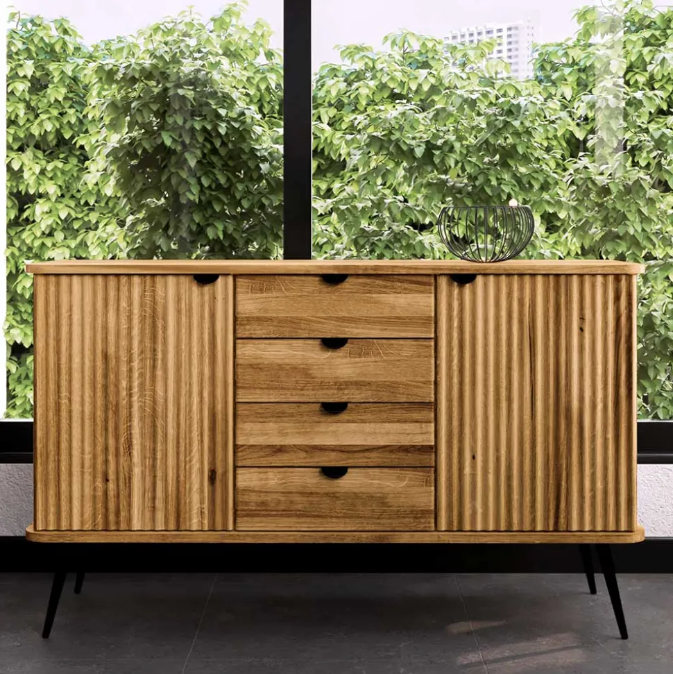 Sideboard aus massivem Holz Clantica