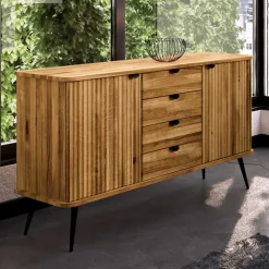 Sideboard aus massivem Holz Clantica