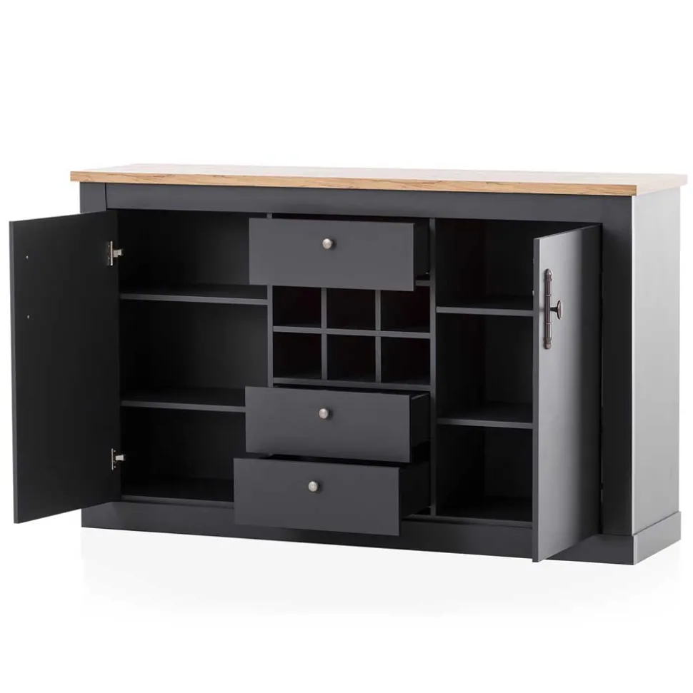 Sideboard mit Flaschenfach Saridio