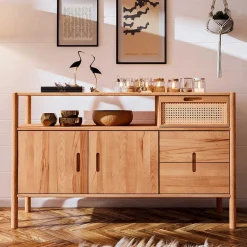 Sideboard mit Rattan Artjes
