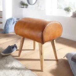 Sitzhocker Brown