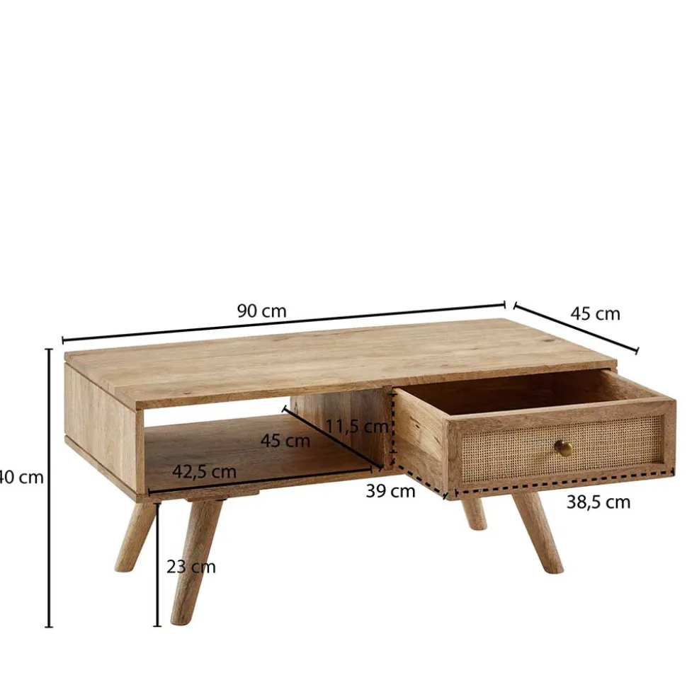 Skandi Couchtisch Cancano