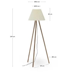 Skandi Design Stehleuchte Clorina