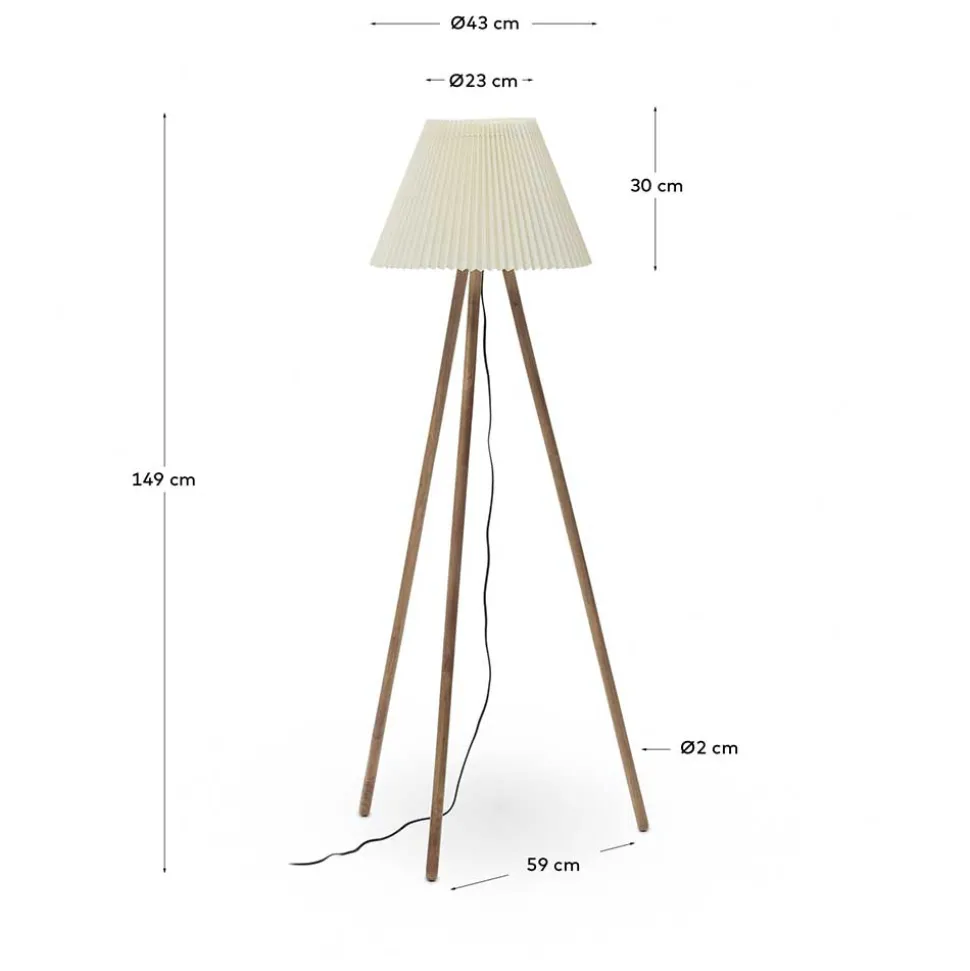 Skandi Design Stehleuchte Clorina