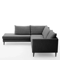 Skandi Ecksofa Anthrazit Sanctos
