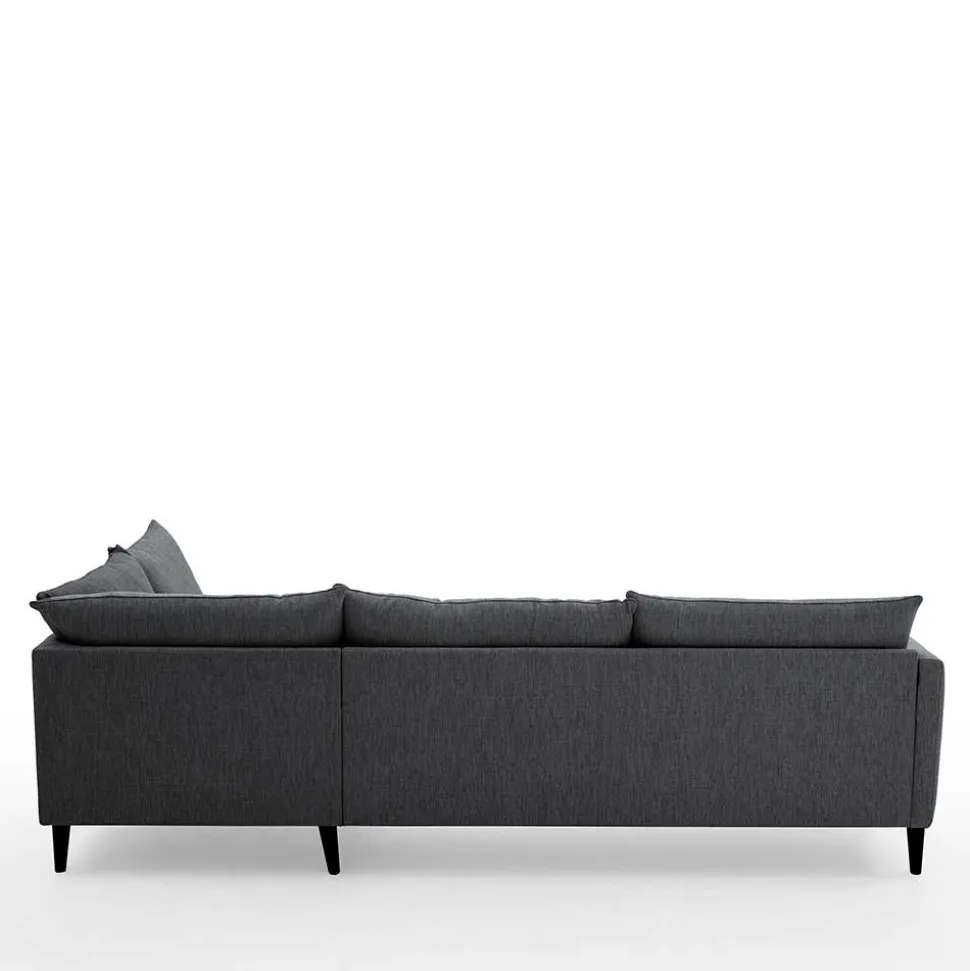 Skandi Ecksofa Anthrazit Sanctos