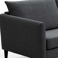 Skandi Ecksofa Anthrazit Sanctos