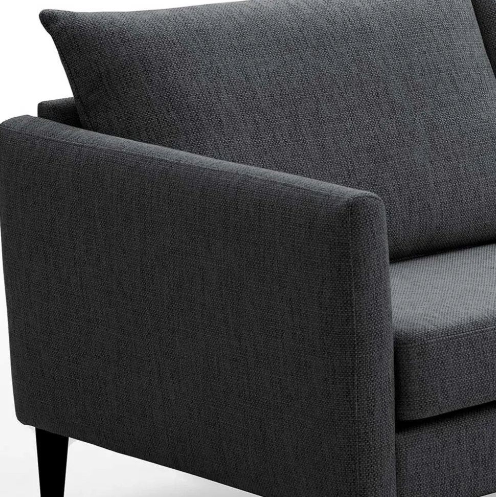 Skandi Ecksofa Anthrazit Sanctos