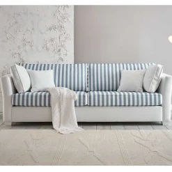 Sofa blau weiß gestreift Nalyva