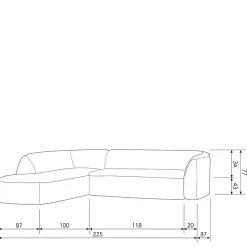 Sofa Eckgarnitur Ciramella