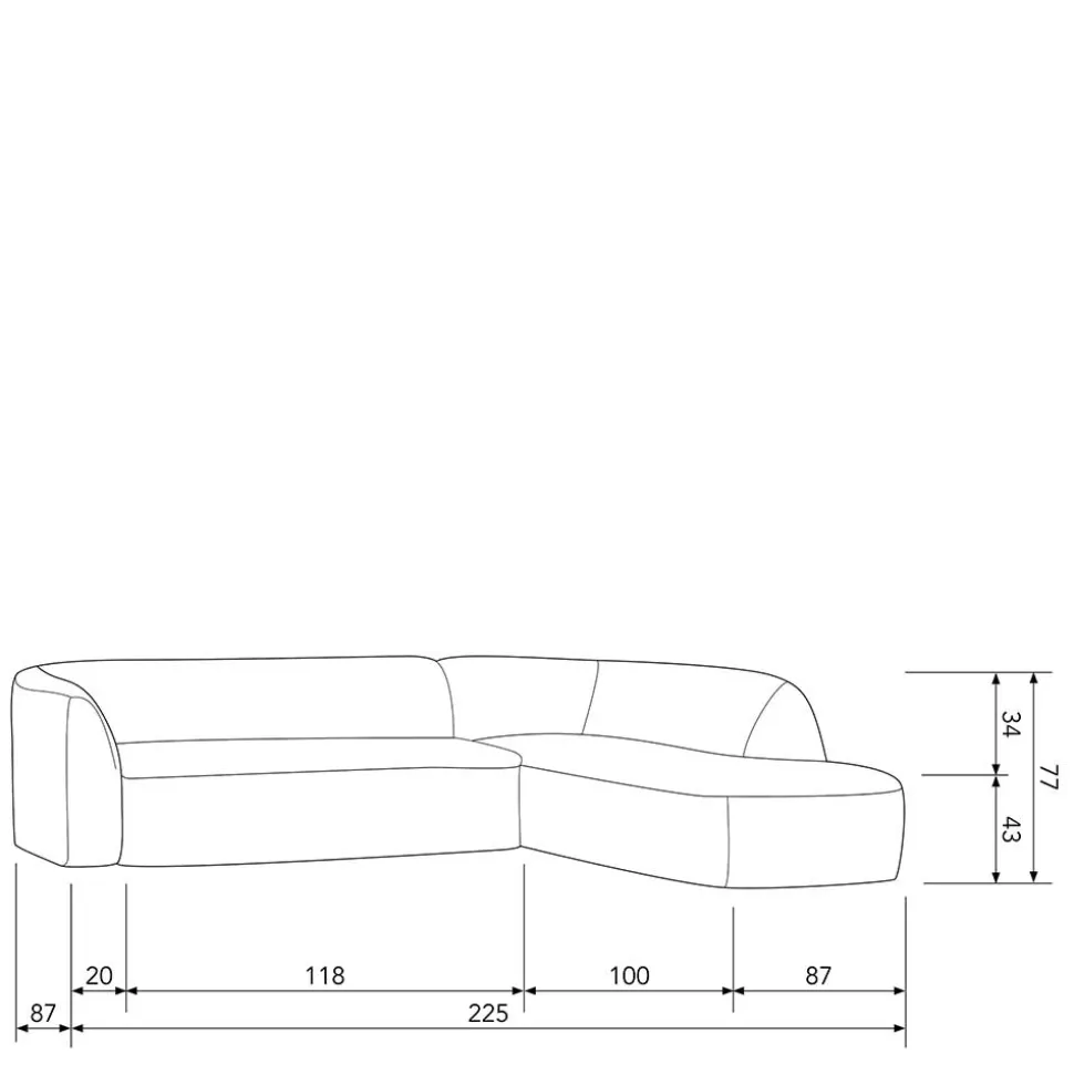 Sofa Eckgarnitur Ciramella