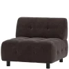 Sofa Element Einsitzer graubraun Zyorenica