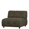 Sofa Element Einsitzer Strukturstoff Vallino