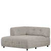 Sofa Element links hellgrau Ajama