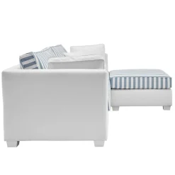 Sofa mit Hocker Nalyva