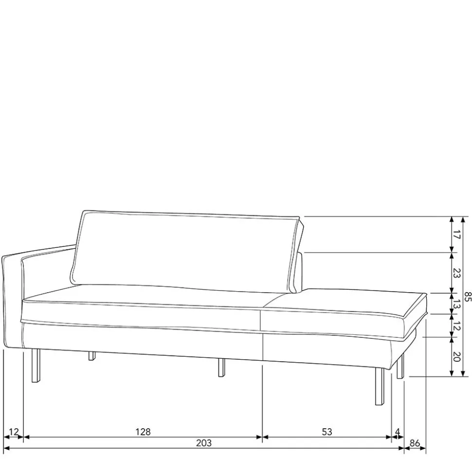 Sofa Recamiere Casilla