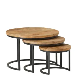 Sofa Tische 3-teilig Mutano