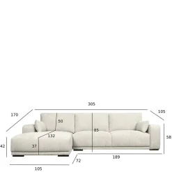 Sofaecke Bocca