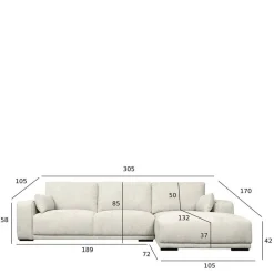 Sofaecke Bocca