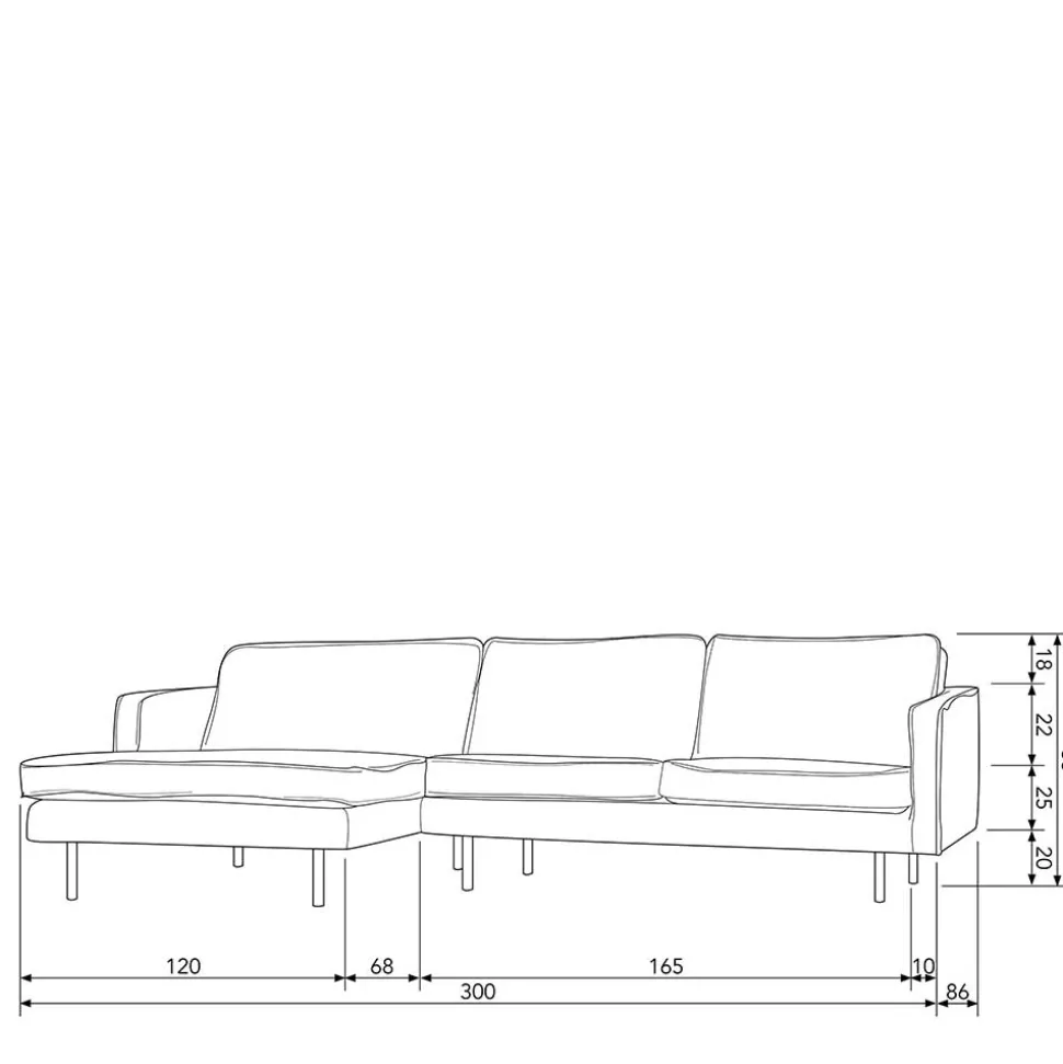 Sofaecke Droston