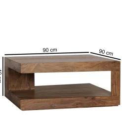Sofatisch massiv Holz Cellossa