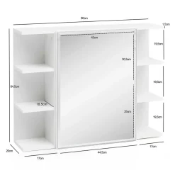 Spiegel Badschrank Lagrosso