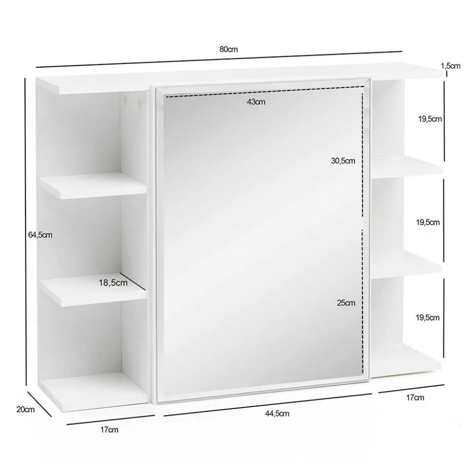 Spiegel Badschrank Lagrosso
