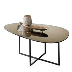 Spiegelglas Couchtisch Rochus