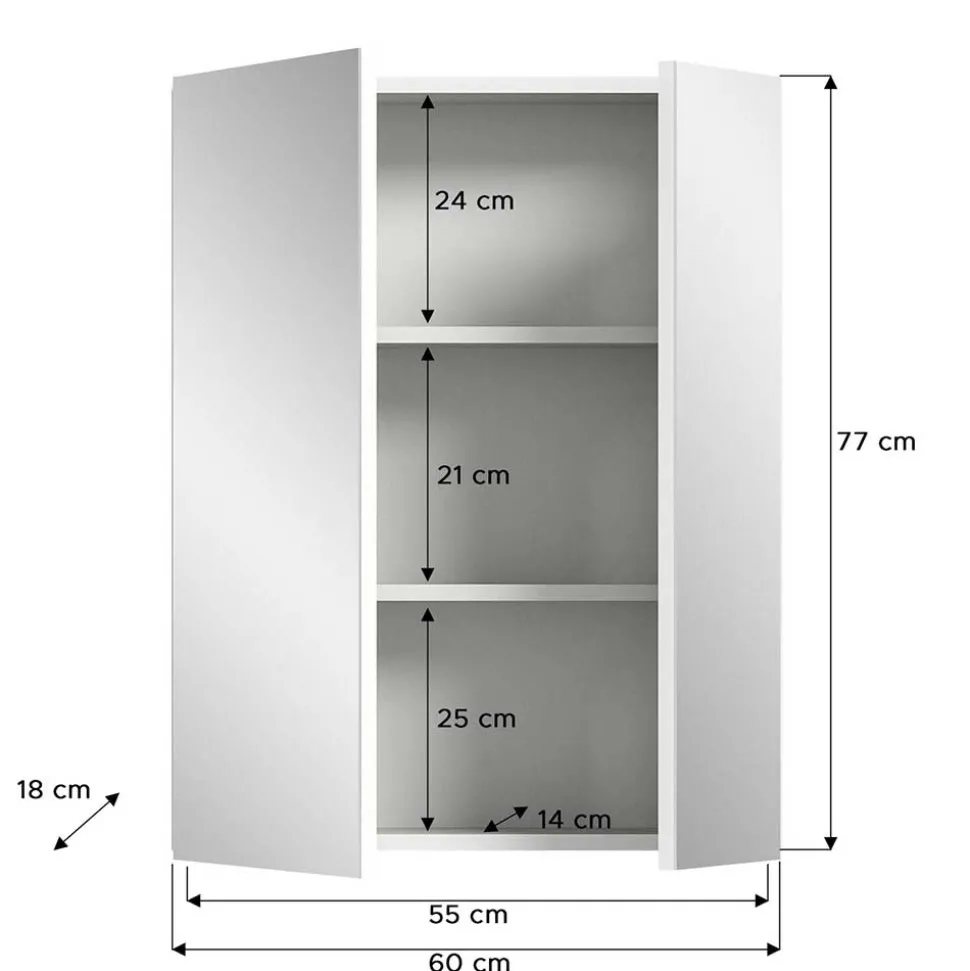 Spiegelschrank Adeass