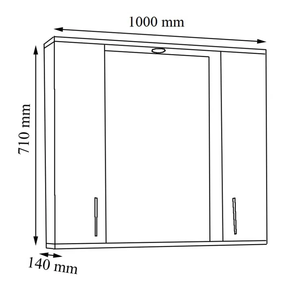 Spiegelschrank Bad Fabolie