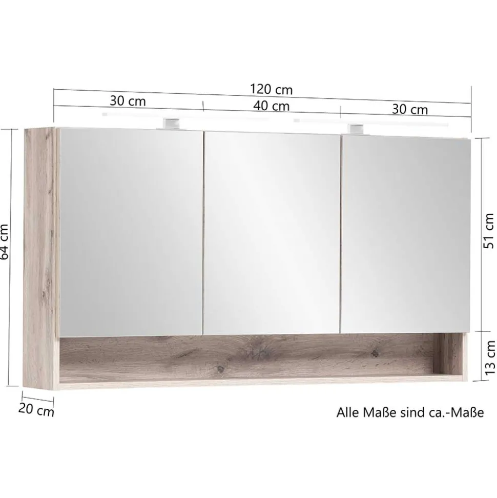 Spiegelschrank mit LED Eleon