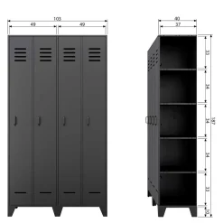 Spindoptik Schrank Donnys