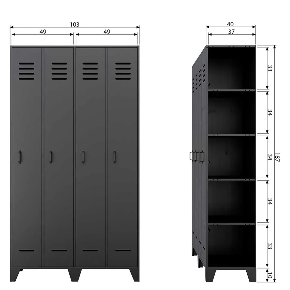 Spindoptik Schrank Donnys