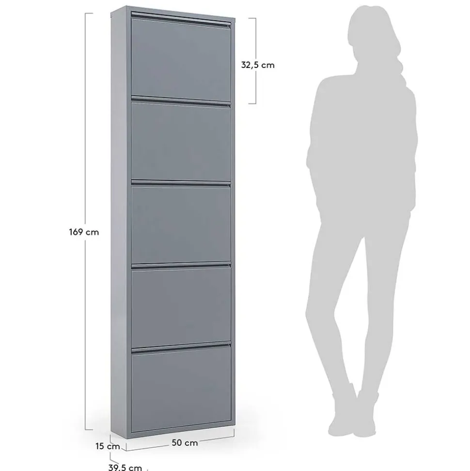 Stahl Schuhschrank Lasewood