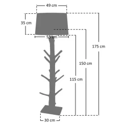 Stehlampe Imresla