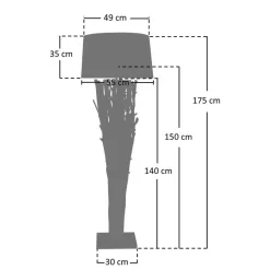 Stehlampe Reggio
