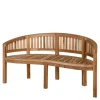 Teak Gartenbank Blou
