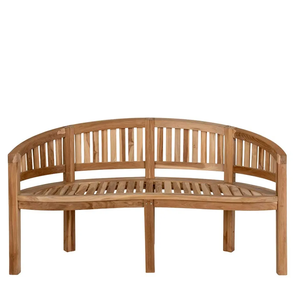 Teak Gartenbank Blou