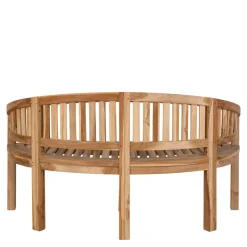 Teak Gartenbank Blou