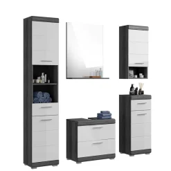 5-teiliges Badezimmermöbel Set Hayoran