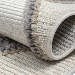 Teppich Beige und Weiß Abbie